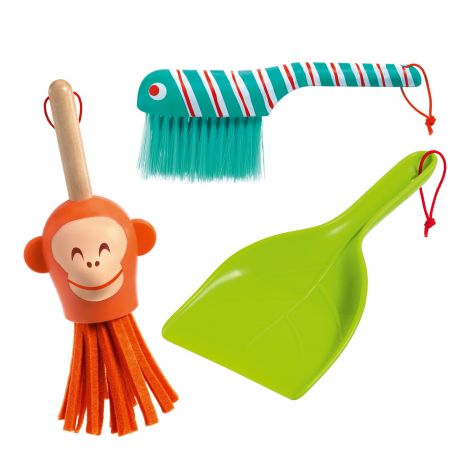 Set educativ pentru curatenie, 4 piese, Mister Clean, Djeco 06648 - poza 5