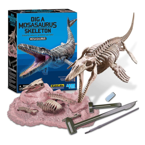 Set educativ Sapa si descopera Dinozauri - Mosasaurus - poza 2