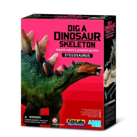 Set educativ Sapa si descopera Dinozauri - Stegosaurus - poza 1