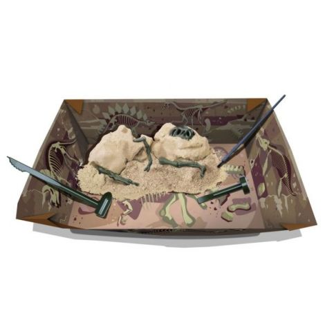 Set educativ Sapa si descopera Dinozauri - T-Rex - poza 3