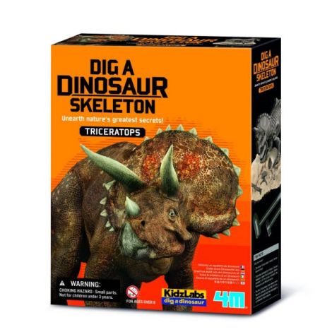 Set educativ Sapa si descopera Dinozauri - Triceratops - poza 1