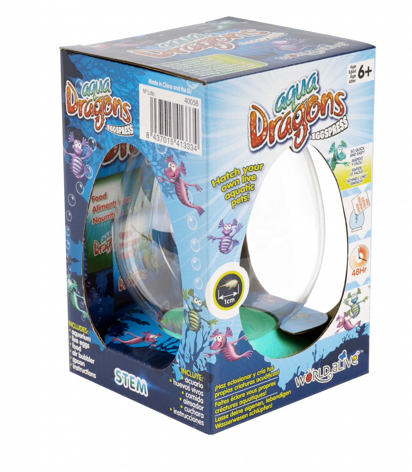 Set educativ STEM - AQUA DRAGONS Habitat Jurassic Time Travel EGGspress