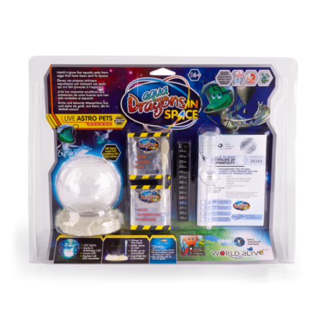 Set educativ STEM - AQUA DRAGONS - Habitat Lumea subacvatica - acvariu asteroid Deluxe cu LED-uri - poza 4