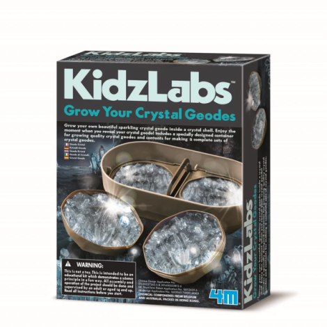 Set experimente de crescut geode de cristal - poza 1