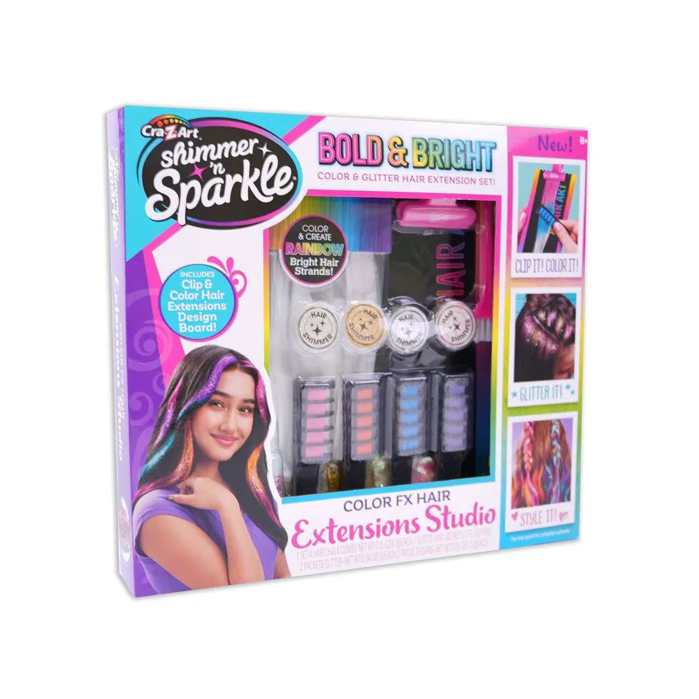 Set extensii de par CrazArt Color FX Hair Extensions Studio 65594