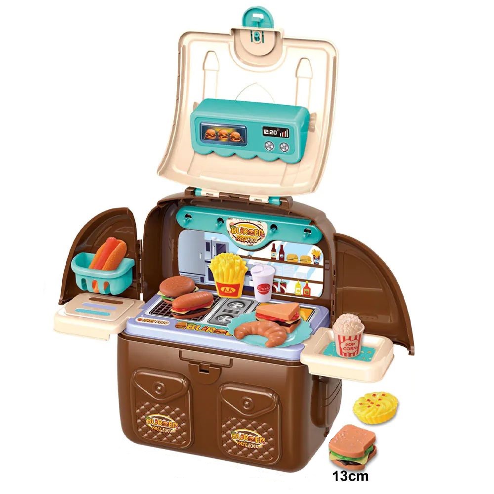 Set fast food 2 in 1 in rucsac Burger Fast Food - poza 1