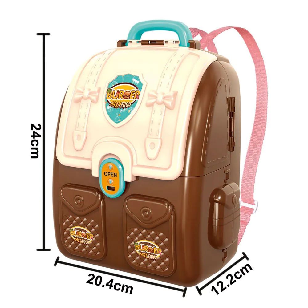 Set fast food 2 in 1 in rucsac Burger Fast Food - poza 2