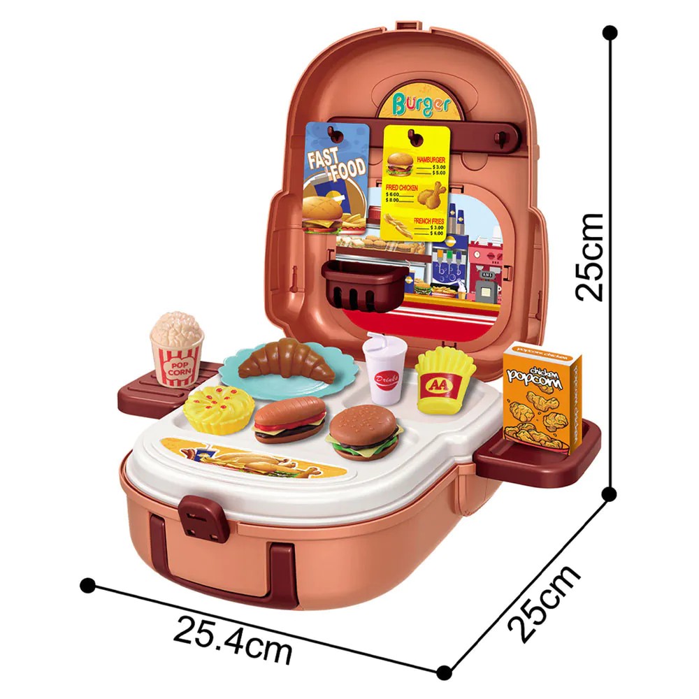 Set fast food in rucsac Burger Backpack - poza 4