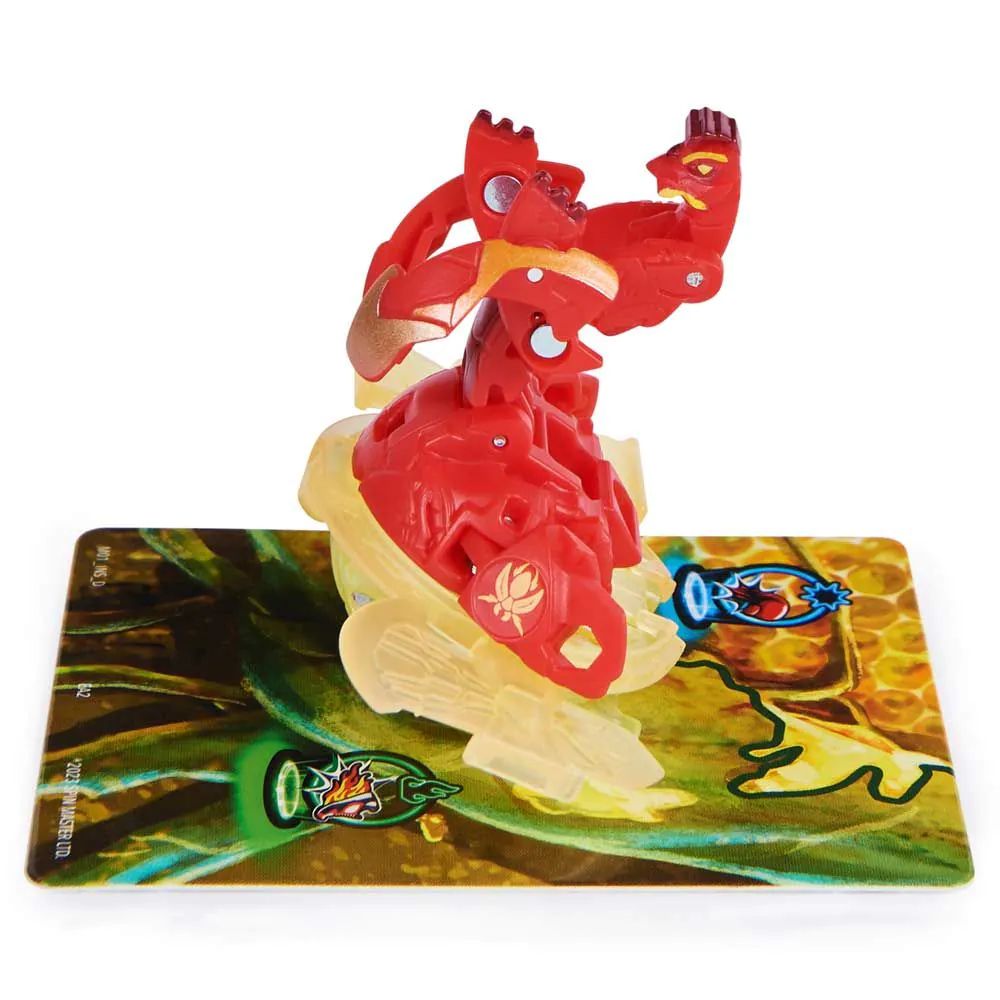 Set figurina cu accesorii in cutie de metal Bakugan Special Attack Mantid - poza 3