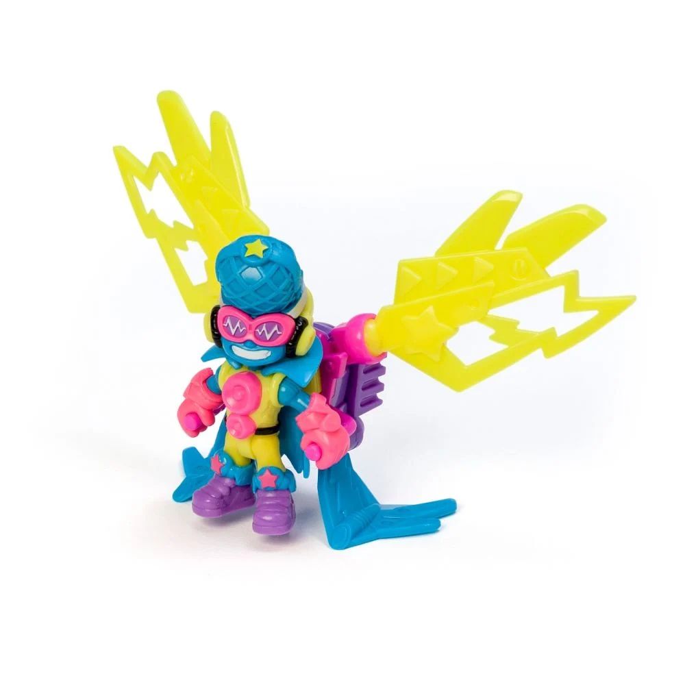 Set figurina cu accesoriu SuperThings Neon Power Exoskeleton - poza 5