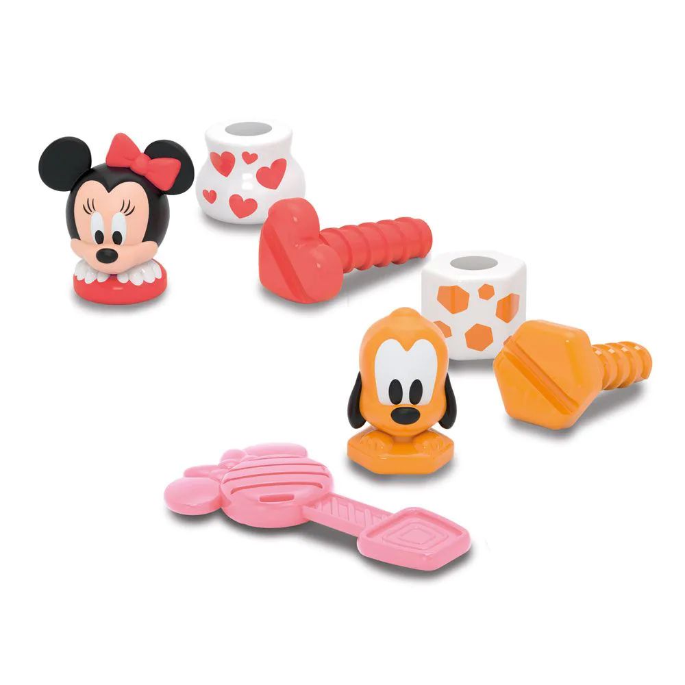 Set figurine construibile Clementoni Disney Baby Minnie si Pluto - poza 1