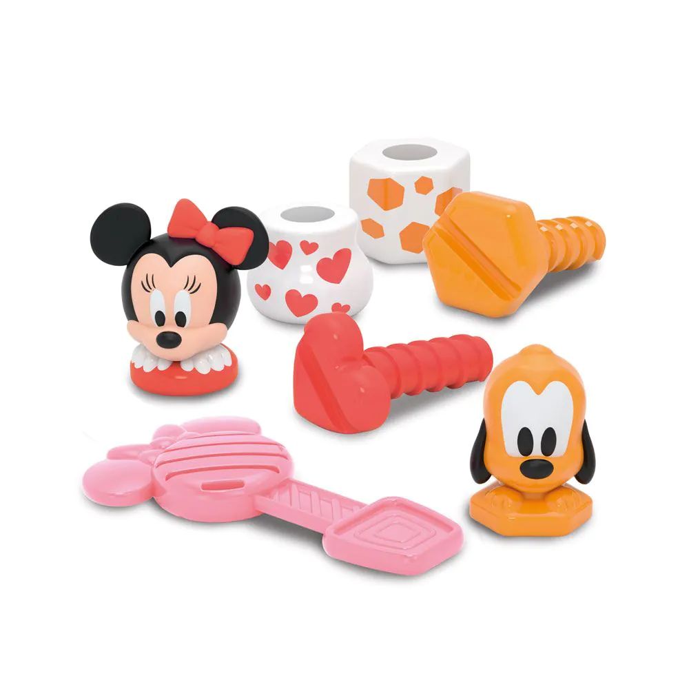 Set figurine construibile Clementoni Disney Baby Minnie si Pluto - poza 5