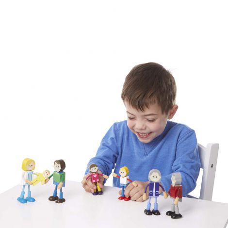 Set figurine flexibile Familia - Melissa & Doug - poza 2