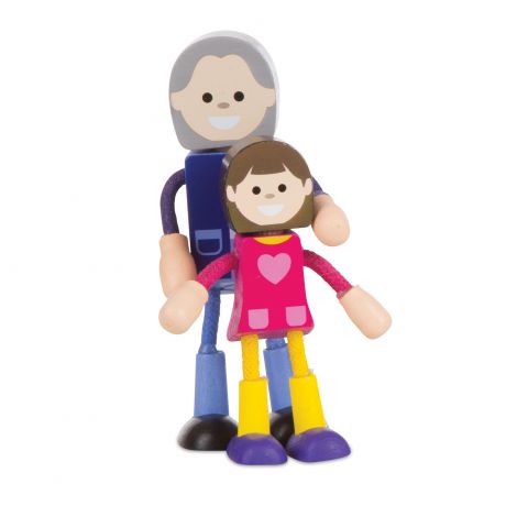 Set figurine flexibile Familia - Melissa & Doug - poza 4
