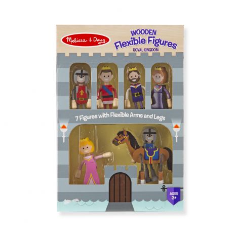 Set figurine flexibile Familia Regala - Melissa & Doug - poza 3