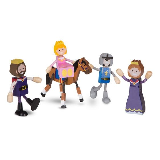 Set figurine flexibile Familia Regala - Melissa Doug