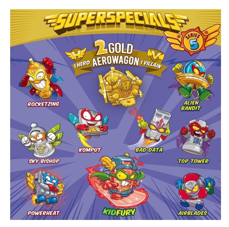 Set figurine in cutie metalica SuperThings Super Speciale Seria 5 - poza 4