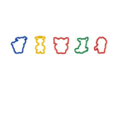 Set forme pentru plastilia - animalute safari inlocuieste sintagma nisip senzorial modelabil cu sintagma nisip senzorial mo - poza 1