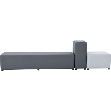Set fotolii puf pentru sala de relaxare, asteptare, gradinita si scoala, Blocco 5 - poza 2