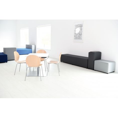 Set fotolii puf pentru sala de relaxare, asteptare, gradinita si scoala, Blocco 5 - poza 3