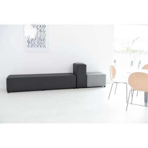Set fotolii puf pentru sala de relaxare, asteptare, gradinita si scoala, Blocco 5 - poza 4