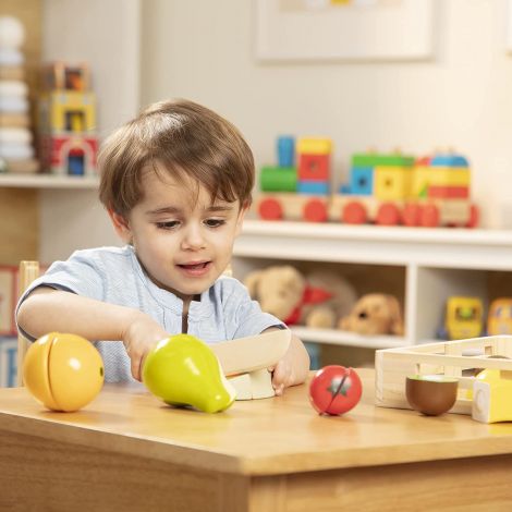 Set fructe lemn pentru taiat - Melissa & Doug 4021 - poza 5