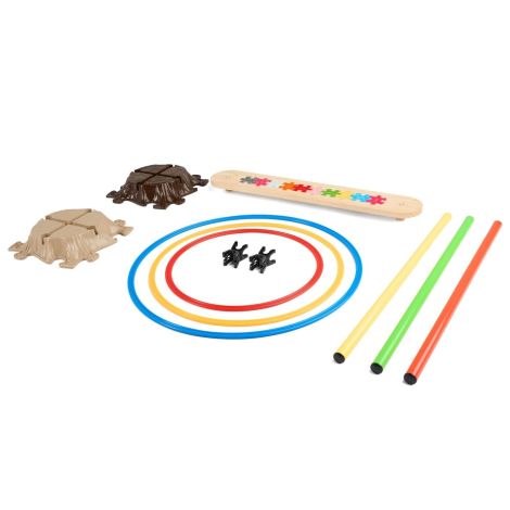 Set gimnastica si motricitate Obstacole Mic - poza 3