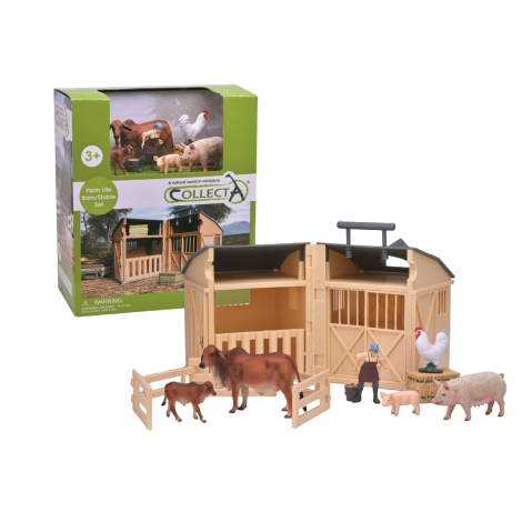 Set Grajd si sura pentru animale cu figurine incluse - poza 1