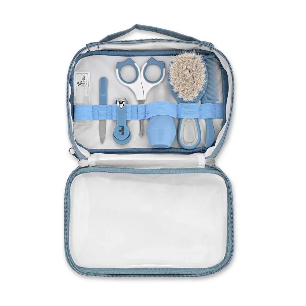 Set igiena pentru bebelusi Lorelli Deluxe 7 piese Moonlight Blue - poza 1
