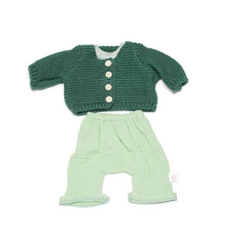 Set imbracaminte Forest pentru papusa baiat 38 cm - poza 1