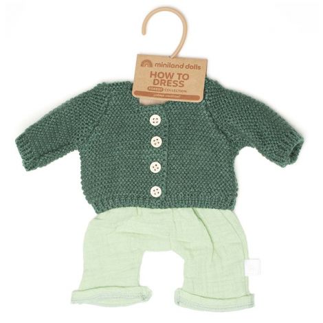 Set imbracaminte Forest pentru papusa baiat 38 cm - poza 2