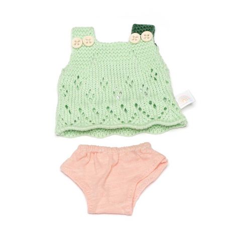 Set imbracaminte Forest pentru papusa fetita 21 cm - poza 1
