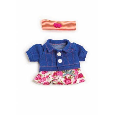 Set imbracaminte jacheta blugi si fustita pentru papusi 21 cm - poza 1