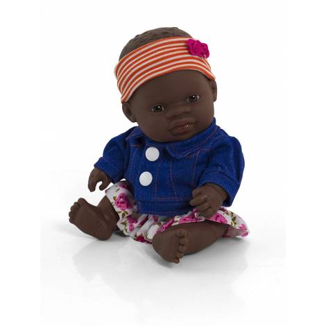 Set imbracaminte jacheta blugi si fustita pentru papusi 21 cm - poza 2