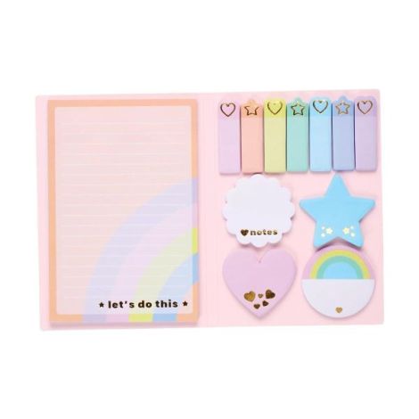 Set index si notite autoadezive - Curcubee pastel - poza 2
