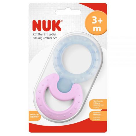 Set Inele Dentitie Nuk Roz - poza 1
