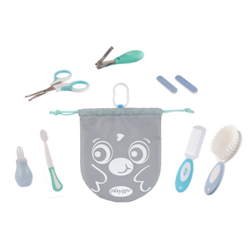 Set ingrijire bebelusi PlayGro Gentle Touch 9 piese - poza 1