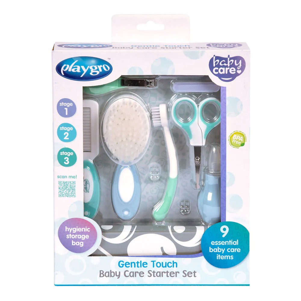 Set ingrijire bebelusi PlayGro Gentle Touch 9 piese - poza 2