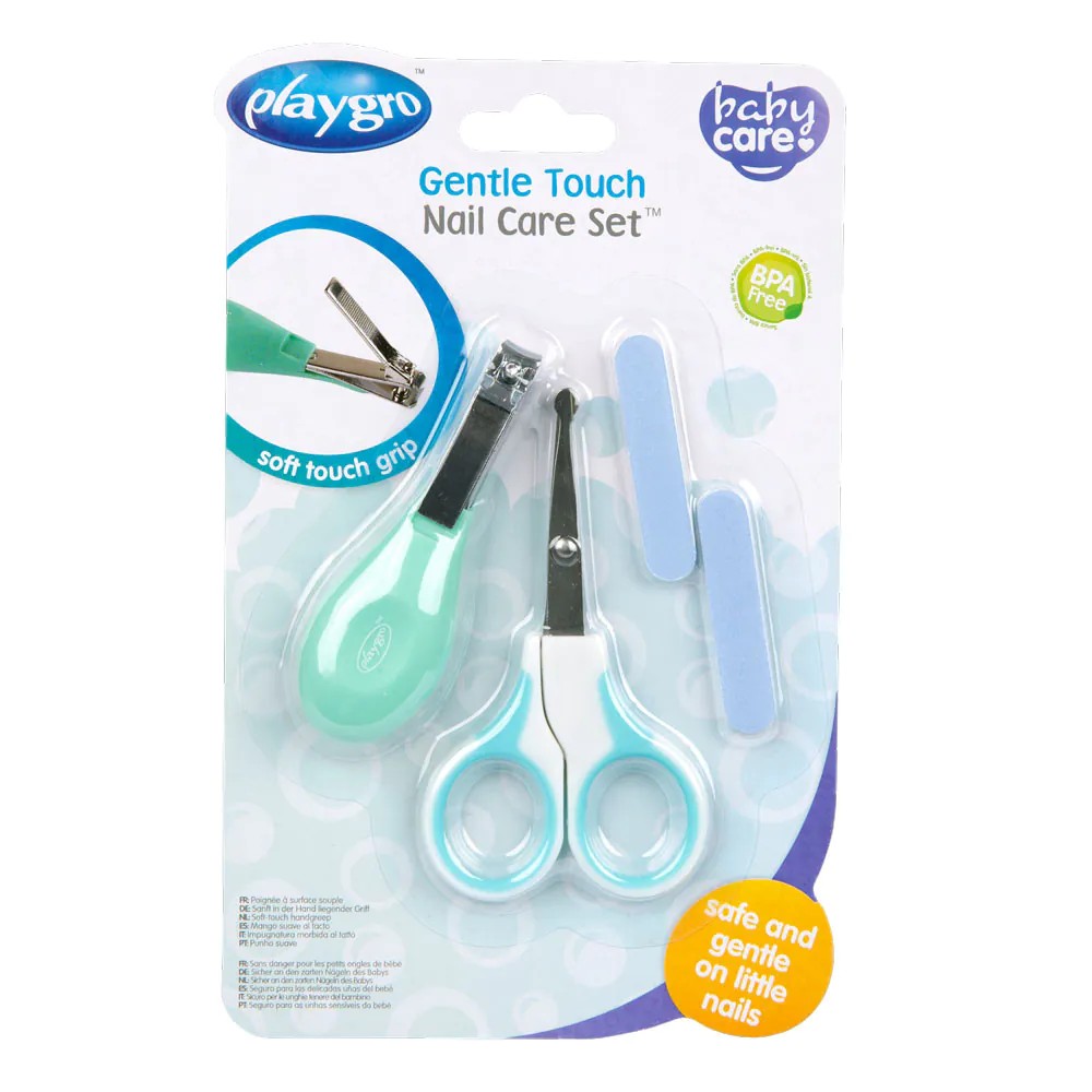 Set ingrijire unghii bebelusi PlayGro Gentle Touch 0+ - poza 2