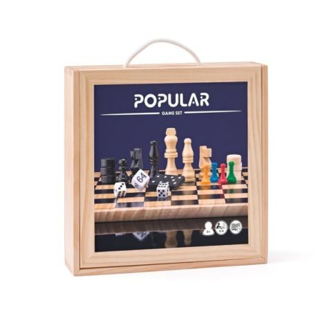 Set jocuri clasice - Sah, Dame, Table, Domino, Nu te supara, Dame chinezesti, Moara - poza 1