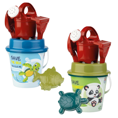 Set jucarii apa si nisip Galetusa cu unelte Recycled - poza 3