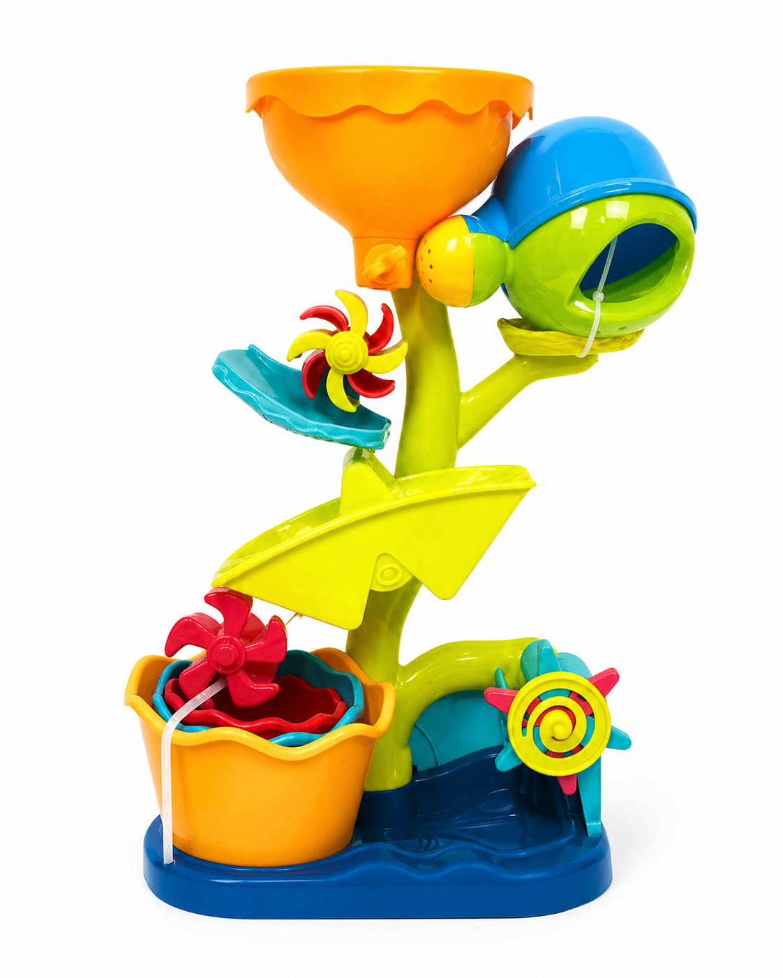 Set jucarii de apa cu rotite interactive - 5 piese colorate