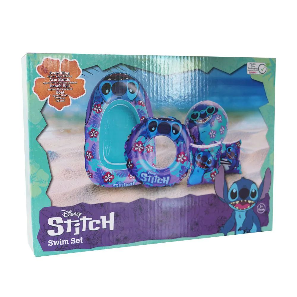Set jucarii gonflabile pentru plaja Stitch - poza 3