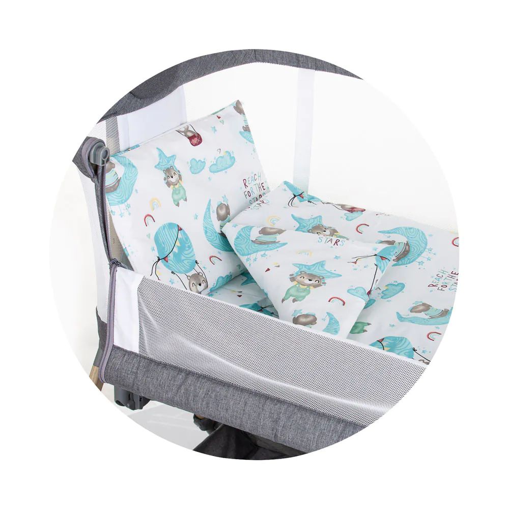 Set lenjerie 4 piese pentru tarc mic Chipolino Mini Bear - poza 2