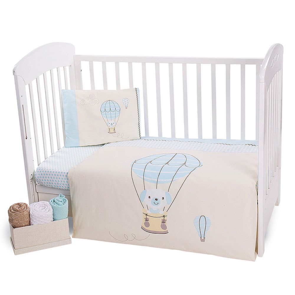 Set lenjerie de pat Kikka Puppy On Balloon, 5 articole - poza 2