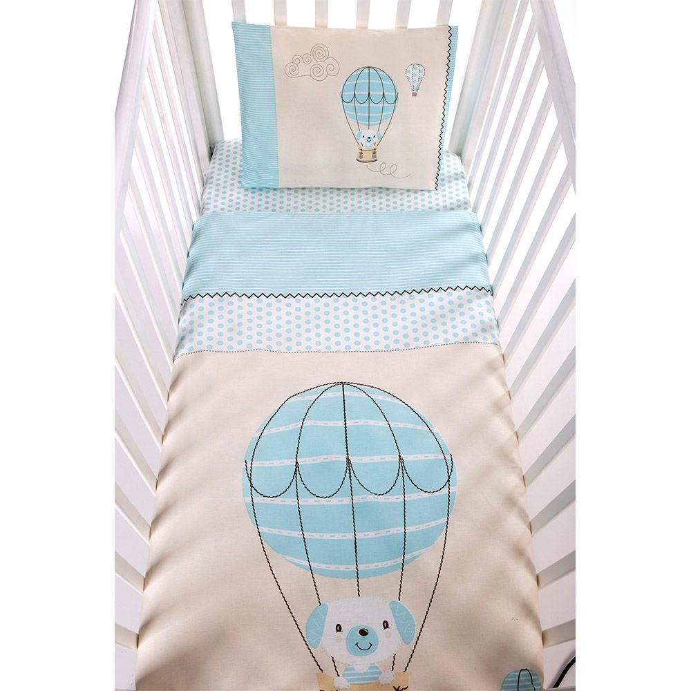 Set lenjerie de pat Kikka Puppy On Balloon, 5 articole - poza 3