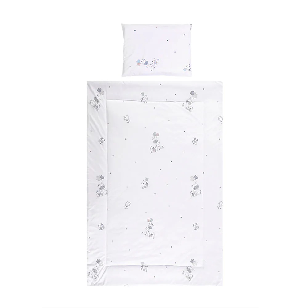 Set lenjerie de pat Lorelli Cosy 5 piese Girafa - poza 2