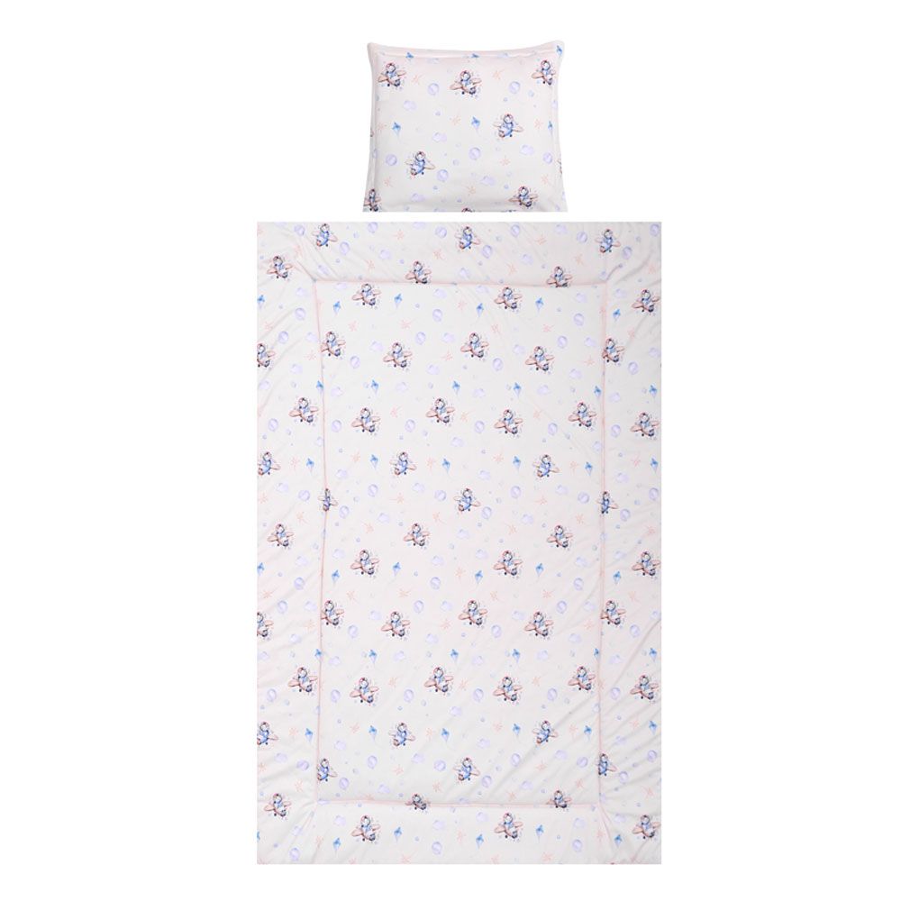 Set lenjerie de pat Lorelli Cosy Ranforce Blue Airplanes 3 piese - poza 1