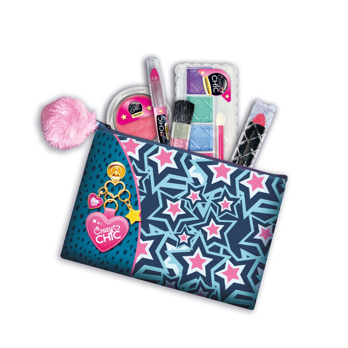 Set machiaj cu borseta Clementoni Crazy Chic Make up Pachette - poza 1