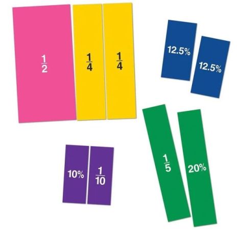 Set magnetic cu fractii - patrate - poza 4